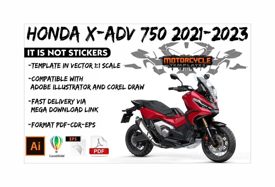 HONDA X ADV 750 XADV 2021-2023 Template 