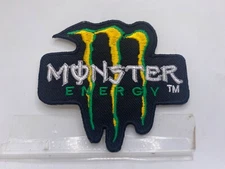 MONSTER ENERGY  NEW EMBROIDERED IRON ON ON NAME PATCH  TAG  3 X 3-1/2
