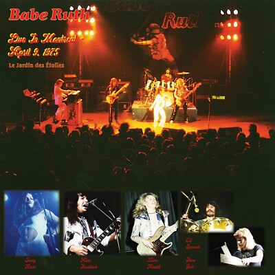 Babe Ruth Live in Montreal, April 9, 1975 (Transparent Red Vinyl) (IN STOCK)