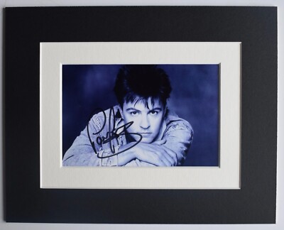 Paul Young Signed Autograph 10x8 photo display Music Q-Tips Band Aid COA AFTAL