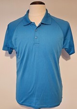 Mens Golf Top by Spiro in light blue/turquoise - Worn once Size M