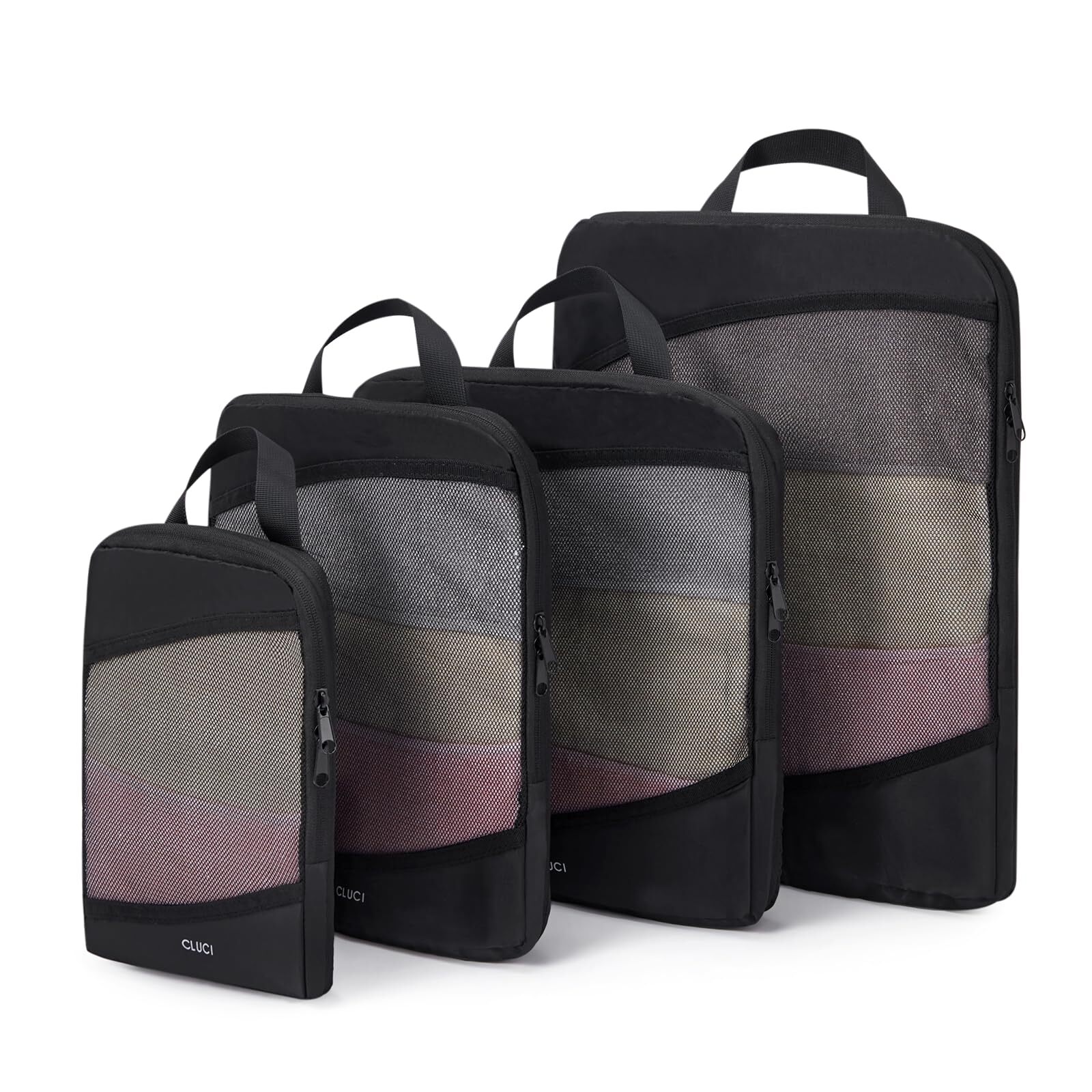 Compression Packing Cubes for Travel7 Set/4 Set Travel EssentialsOrganizer Ba...-image