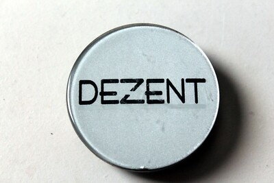 Rare Original DEZENT Z04 Silver Alloy Wheel Center Plastic Cap Cover Hub
