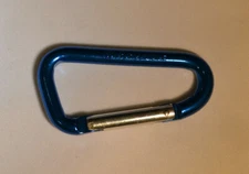 Spring Snap - Aluminum - Blue - Lg Wt - Pack of 80 (NOT FOR CLIMBING) (A60)