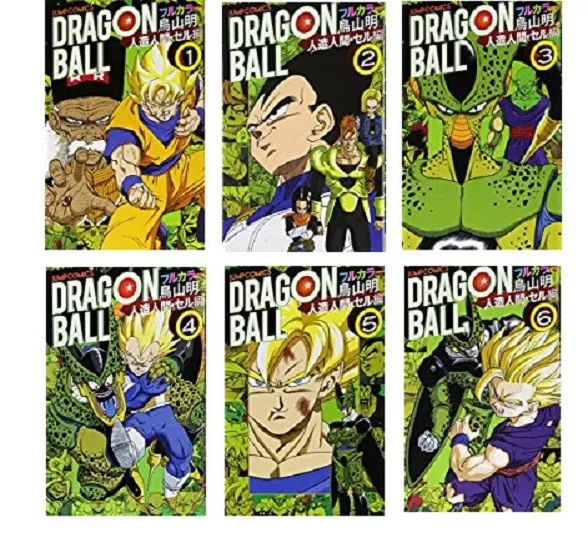 Akira Toriyama manga Dragon Ball Full color Majin Boo 1~6 Japanese ver.