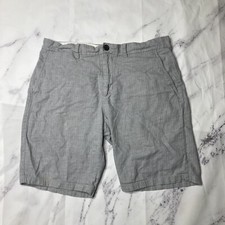 Old Navy Ultimate Slim Shorts Mens Size 32 Gray Lightweight Cotton K82
