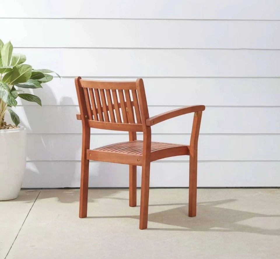 Juego de 2 sillones de jardín de exterior Vifah Malibu V415 Foto 2 de 3