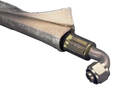 Design Engineering 010405 Heat Shroud 1/2'' - 1-1/4'' I.D. x 3ft Aluminized Sleevi