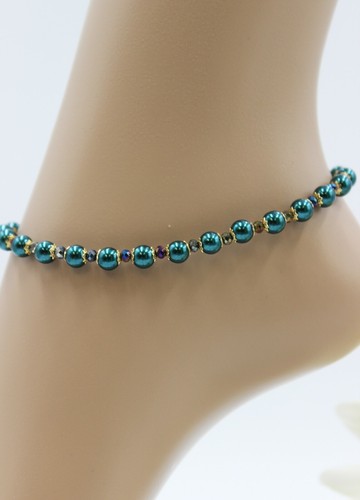 Bracciale Schiavo Con Catena Per Dito E Perle - Boho Chic Oro - Gioiello Elegante Per Donna E Ragazza