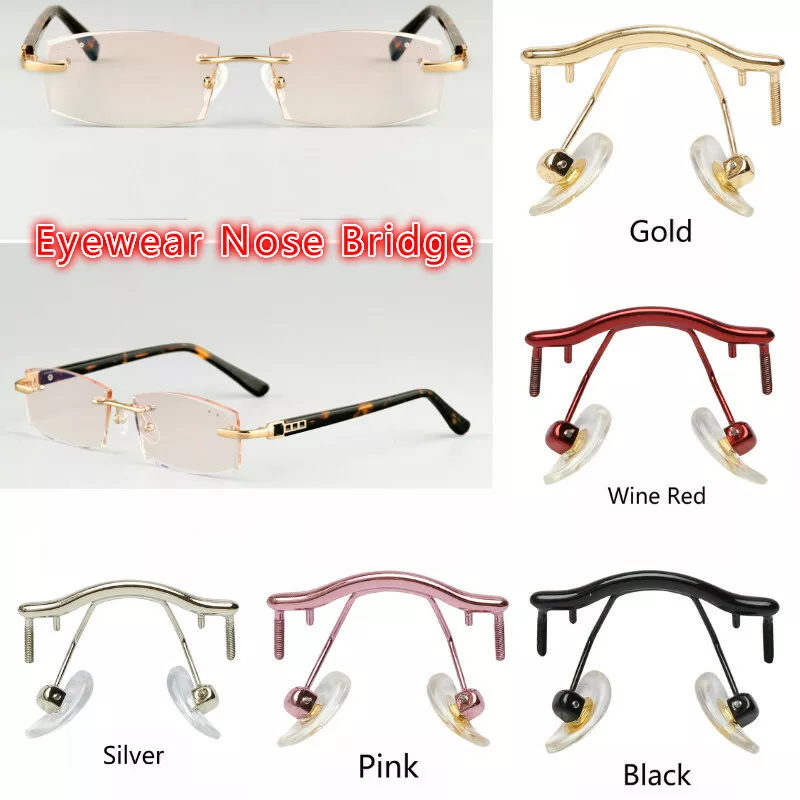 1pc Rimless Eyewear Nose Bridge Replacement Anti-Slip Glasses Accessories