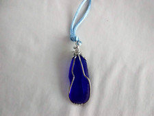 Necklace 32" Women Beach Sea Glass Pendant Boho Jewelry USA Seller Gift