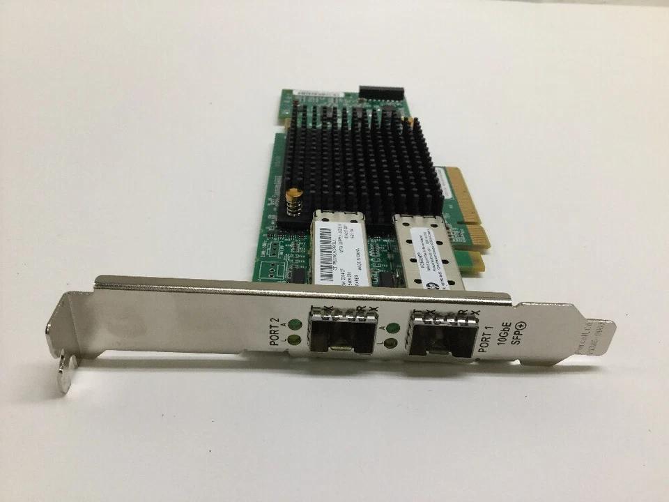 614203-B21 HP NC552SFP DUAL PORT 10Gb SFP+ SERVER ADAPTER PCI-e OCE11102-HP - Image 2 of 4