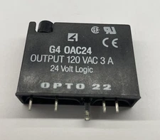 Opto 22 G4 OAC5 G4 AC Output Module 12-140 VAC 5 VDC Logic G4OAC5 Black Crydom