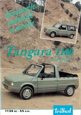 Catalogue brochure prospekt Teilhol Tangara 1100 1990 base Citroën AX - FR