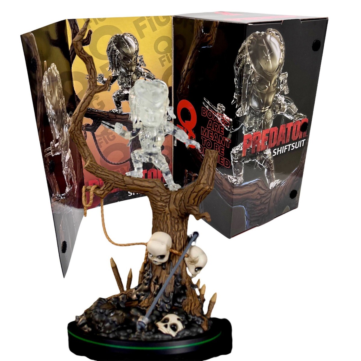 Predator Figure Shiftsuit Variant QFig Max Elite Quantum Mechanix