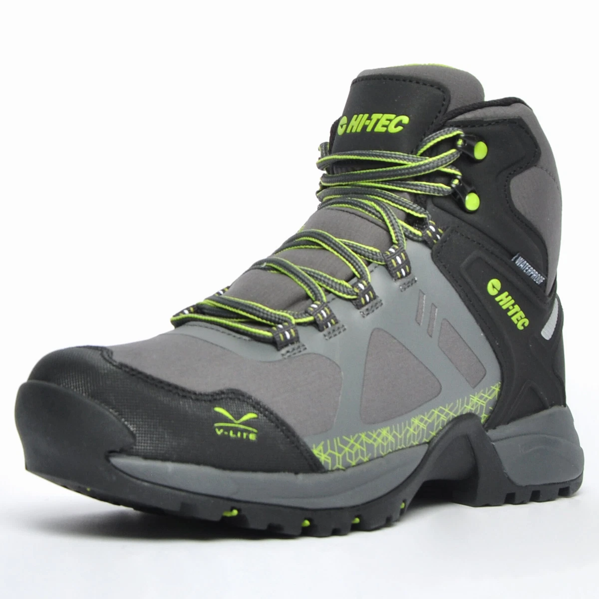 Hi-Tec V-Lite Psych Mid Mens WATERPROOF Outdoor Hiking Walking Trail Boots  | eBay