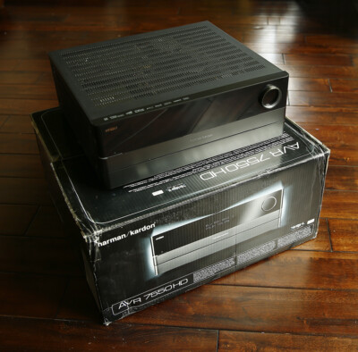Harman/Kardon AVR-7550HD 7.2 Home Theater AV Receiver   Dolby DTS Logic 7 *CIB*