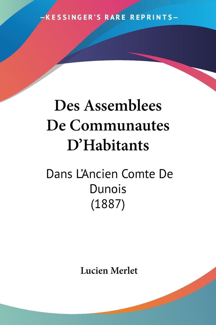 Thumbnail - Lucien Merlet | Des Assemblees De Communautes D'habitants |