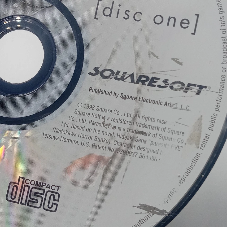 Parasite Eve Sony PlayStation 1 PS1 Discs Only Untested - Image 3 of 4