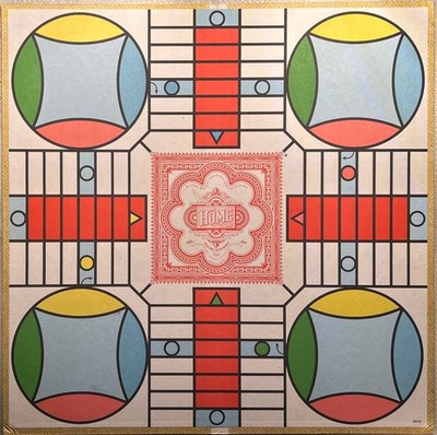 Vintage 1989 Deluxe Parcheesi Game Board Only Milton Bradley Replacement