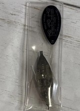 VTG Metal Made USA Tatting Shuttle w Needle Threader Sewing Notion Collectors