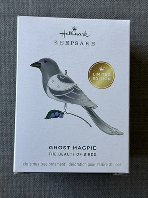 HALLMARK 2026 GHOST MAGPIE THE BEAUTY OF BIRDS LIMITED EDITION ORNAMENT