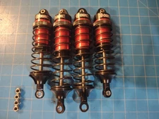 Slash 4x4 Alloy Shocks Front And Rear OGRC Complete Set New Red