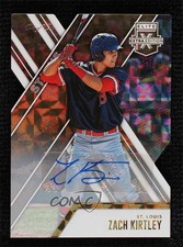 2017 Panini Elite Extra Edition Status Gold Die-Cut 1/1 Zach Kirtley Auto n1u