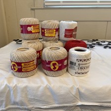 12 Balls of Crochet Thread