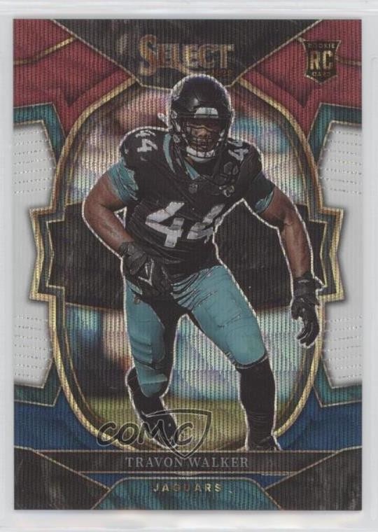 2022 Panini Select Concourse Tri-Color Prizm 58/249 Travon Walker #42 2l4