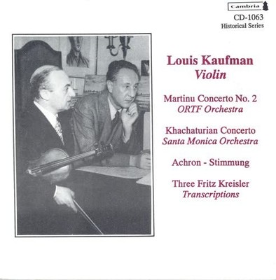 Columbia Symphony Orchestra Historical Violin Recordings (CD) (US IMPORT)