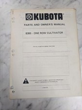 KUBOTA PARTS LIST CATALOG & OWNER OPERATOR MA...