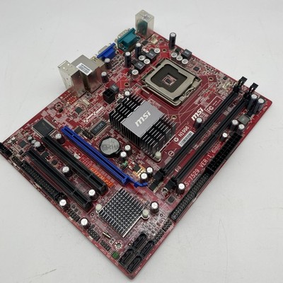 MSI G31TM-P21 LGA775 MicroATX G31 Motherboard DDR2 Intel Core 2 Duo Windows XP