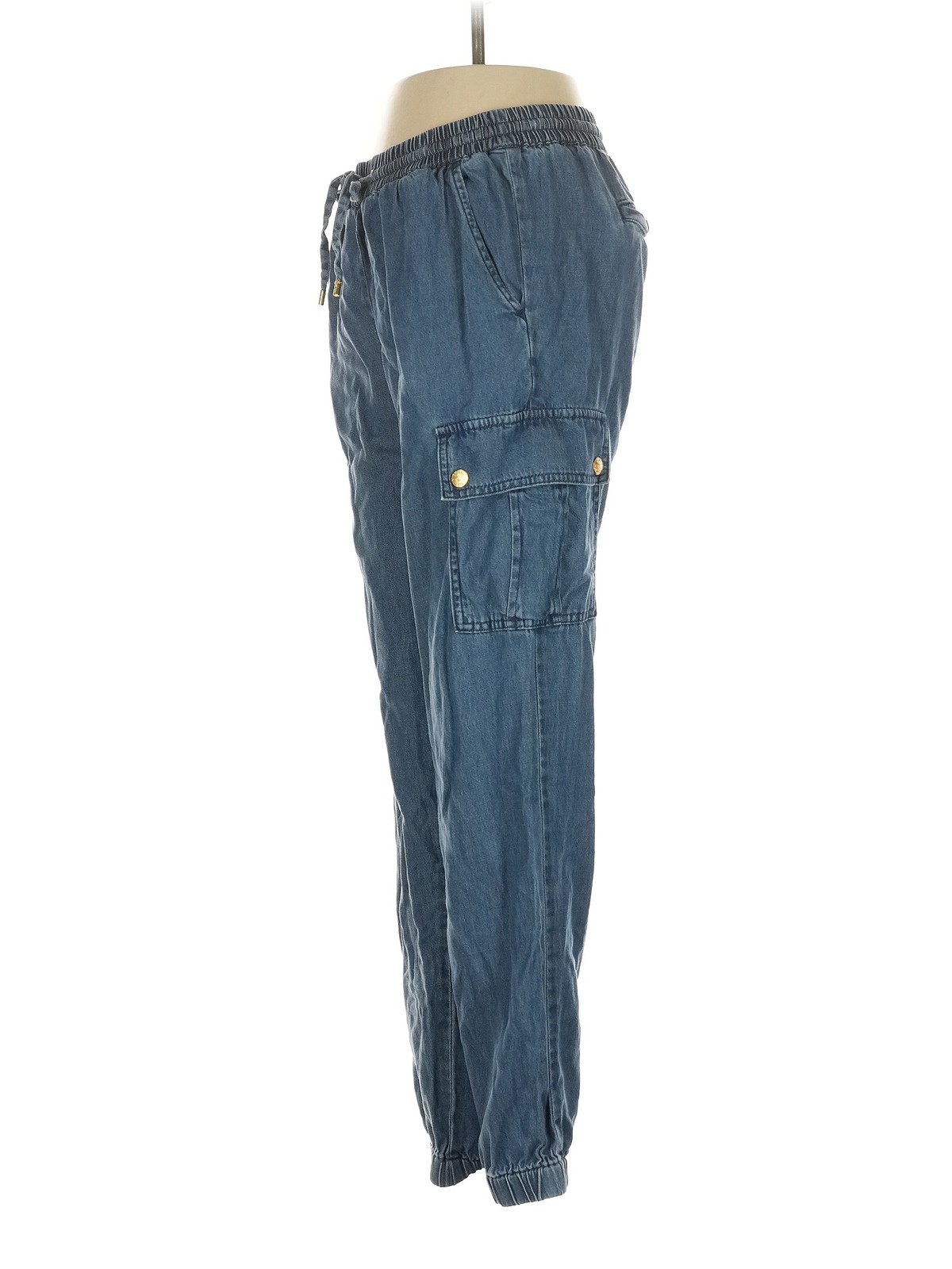 MICHAEL Michael Kors Women Blue Cargo Pants XS thumbnail 4