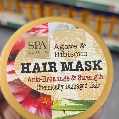 SPA Luxury Hair Mask Agave Hibiscus Anti-Breakage Chemically Damaged Hair