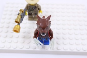 LEGO Monster Fighters Werewolf mof003 & Major Quinton Steele mof004 Minifigures