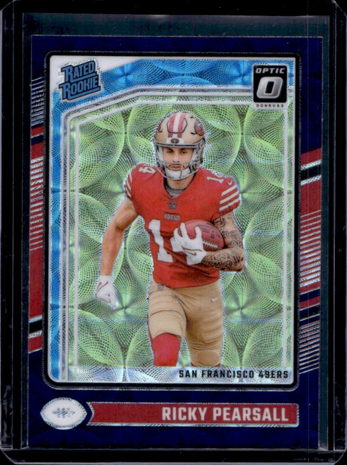 2024 Donruss Optic Ricky Pearsall Purple Scope Rated Rookie #284 49ers