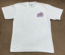 Gildan Men White Hoosier Racing Tire Graphic T-shirt Size L Gildan Men White Hoosier Racing Tire Graphic T-shirt Size L