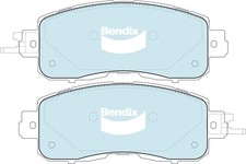 Bendix Front Brake Pad Set for Nissan Altima L33 3.5L VQ35DE Petrol 2013-2017