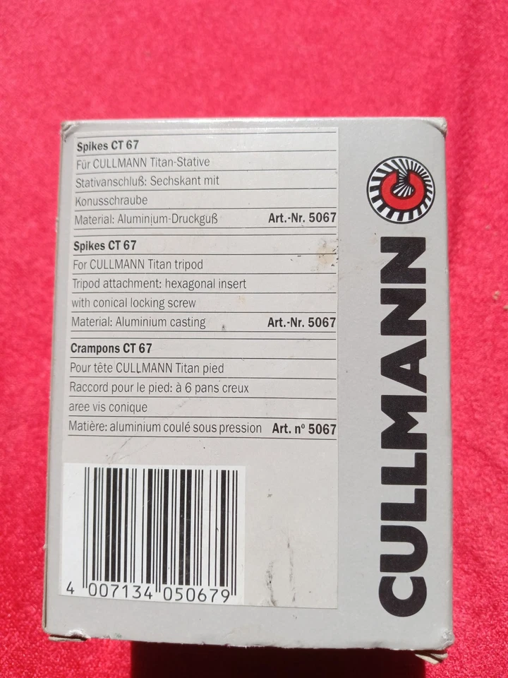 Cullmann Alemania Titan CT67 5067 Profesional Picos de Metal Metal Excelente O... Foto 4 de 4