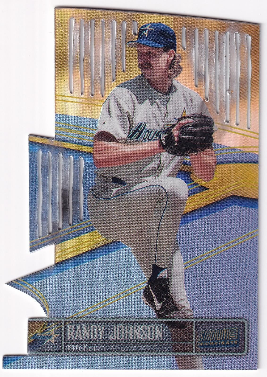 1999 Stadium Club #T6C Randy Johnson Triumvirate Luminescent