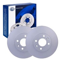 2X Hella Bremsscheiben 262Mm Vorne Passend FüR Renault Laguna Megane Safr