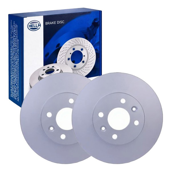 2X Hella Bremsscheiben 262Mm Vorne Passend FüR Renault Laguna Megane Safr-image