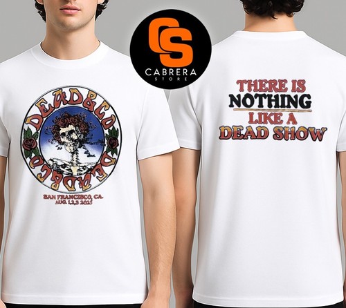 T-shirt Dead And Company Golden Gate Park - Réimpression 25e Anniversaire - Blanc - Taille Regular - Personnalisable