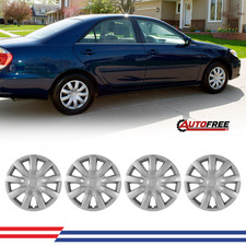 Set Of 4 Silver 15 Hubcaps For 2002-2006 Toyota Camry 42621-aa150 42602-33090 Set Of 4 Silver 15 Hubcaps For 2002-2006 Toyota Camry 42621-aa150 42602-33090