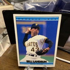 BILL LANDRUM PITTSBURGH PIRATES 1992 DONRUSS BASEBALL CARD #221