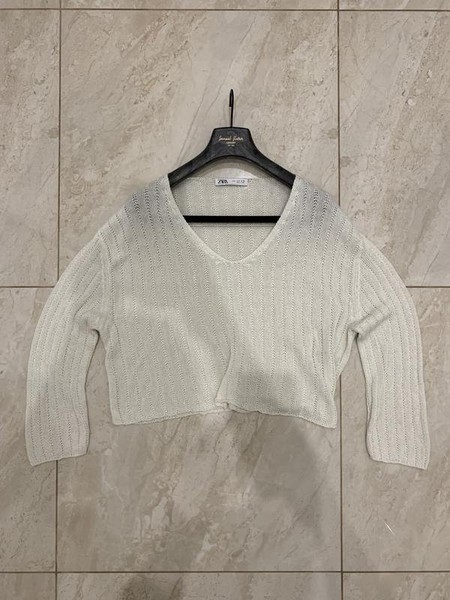 Women ZARA Sweater White 38 / M / 46 #1TMA