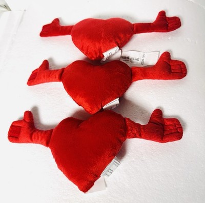 IKEA KAMRATLIG Red Heart Hug New Set Of 3 Valentine s Day Gifts