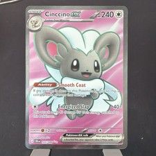 Pokémon TCG Cinccino ex 105/086 Ultra Rare ME04: Chaos Rising Near Mint