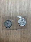 1920 & 1934 WALKING LIBERTY HALF DOLLARS – 90% SILVER – 2 COIN LOT